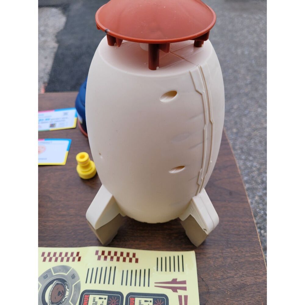 Vintage 1980s Space Water Rocket Kit - Retro Sci-Fi Collectible  with Decals